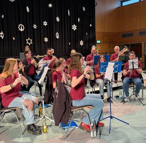 Das Jugendorchester beim IMV Familiennachmittag mit Anika Freiburger